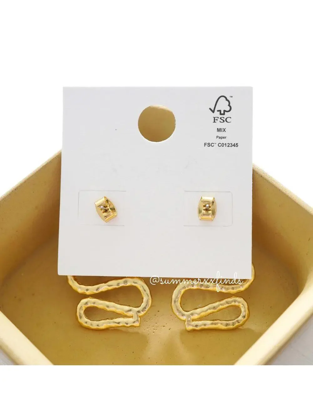 Madewell Wavy Drop Earrings